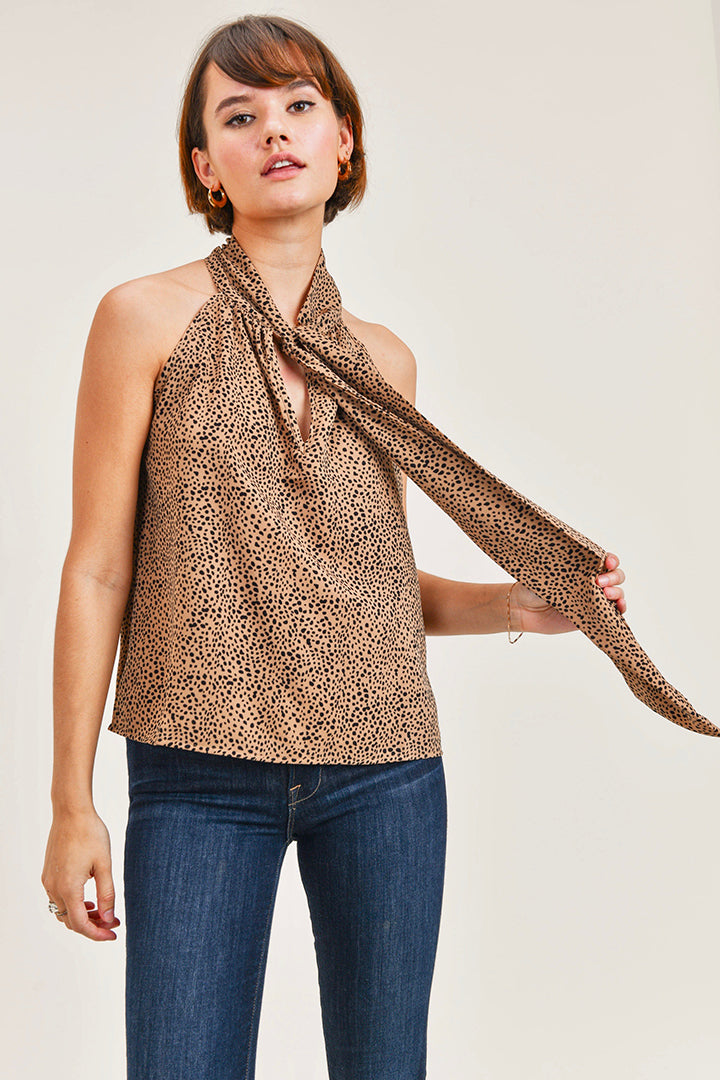 Animal Print Blouse
