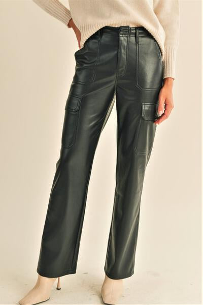 The Carrie Leather Pants