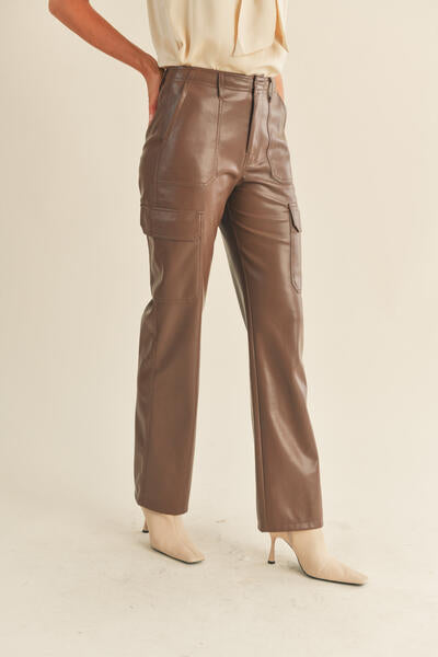 The Carrie Leather Pants