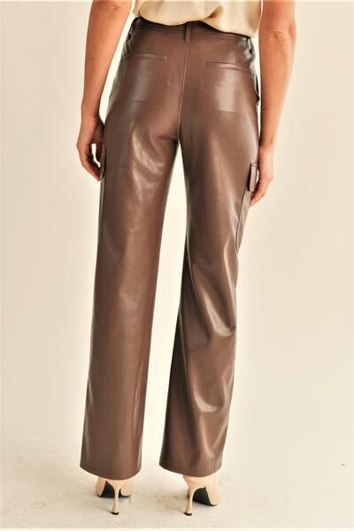 The Carrie Leather Pants
