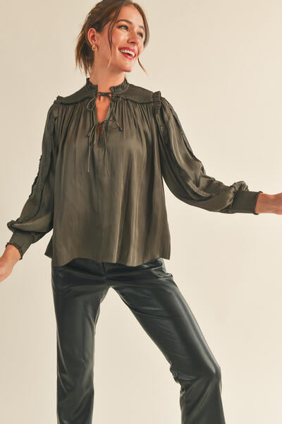 Karissa Ruffle Blouse