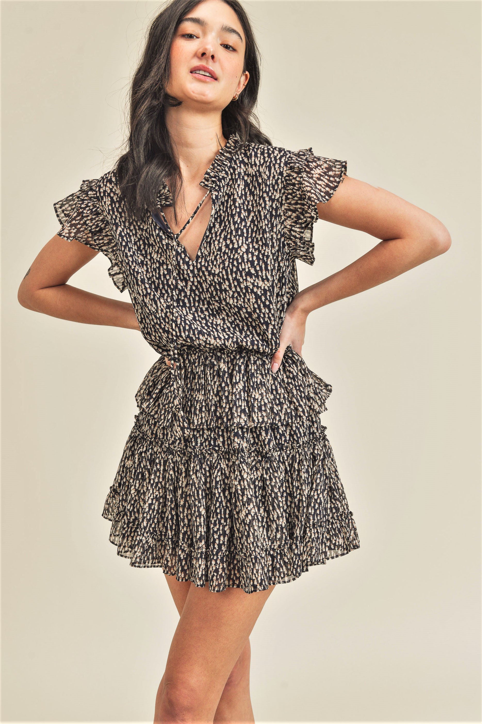 Tiff Ruffle Dress