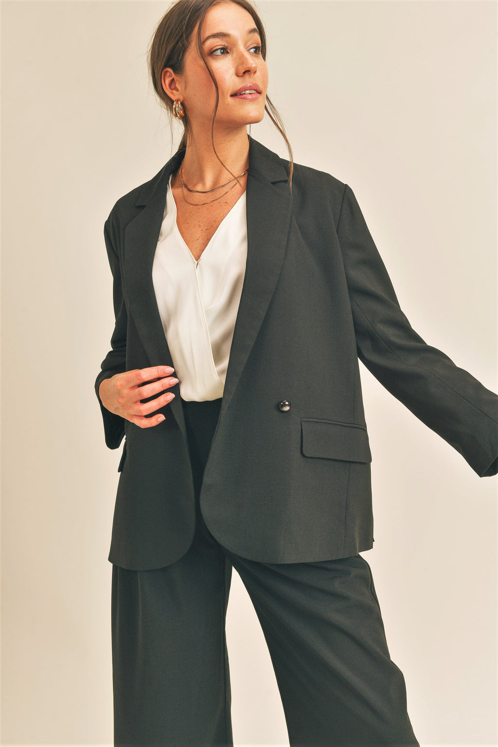 Lori Blazer and Pant Set
