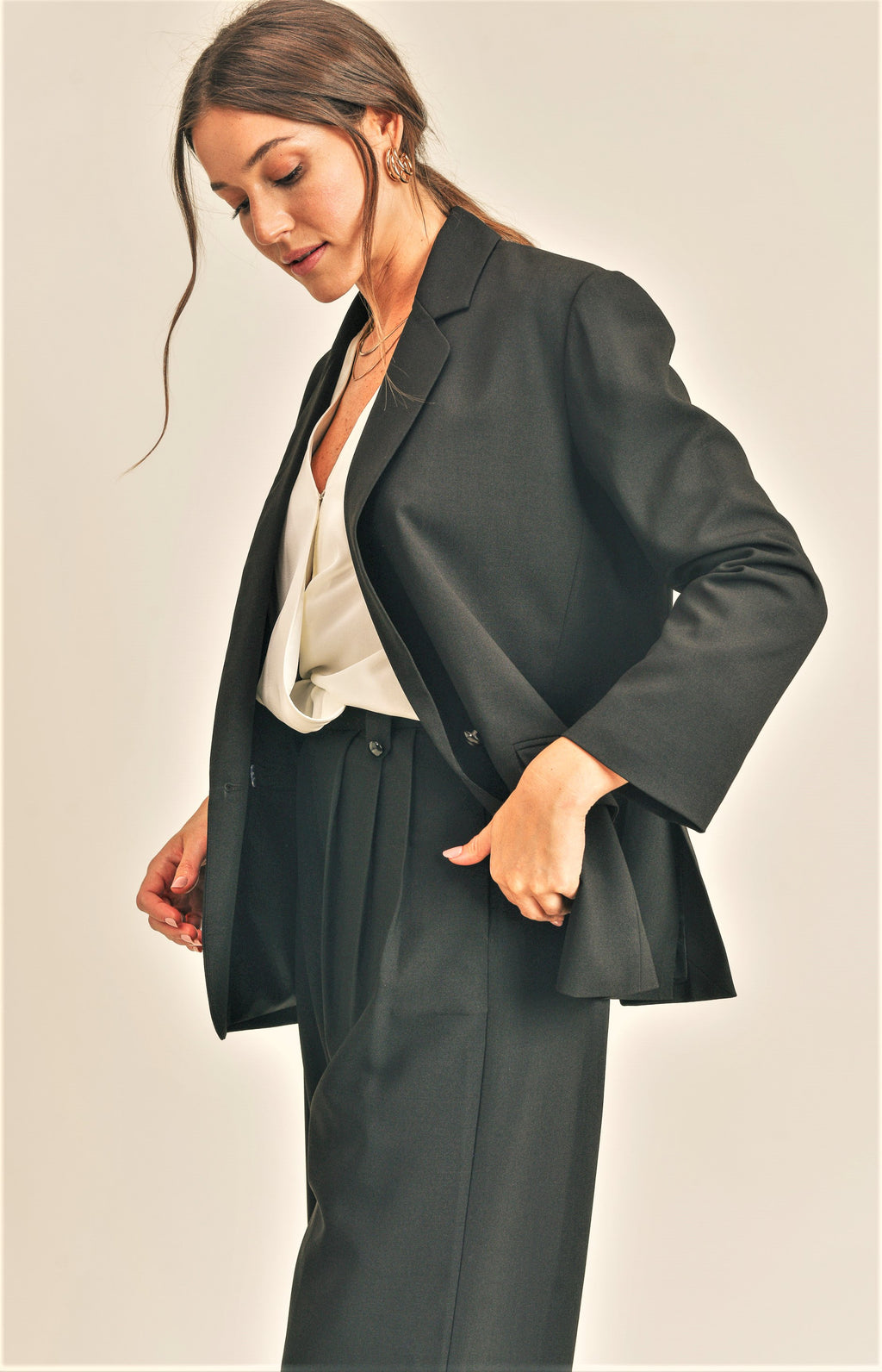 Lori Blazer and Pant Set