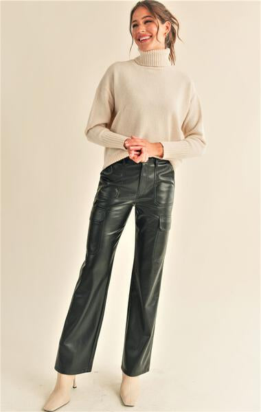 The Carrie Leather Pants
