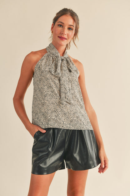 Spotty Halter Top