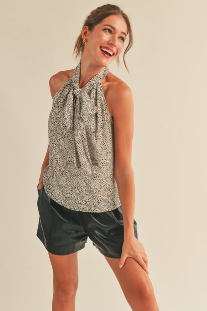 Spotty Halter Top