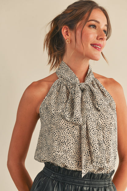 Spotty Halter Top