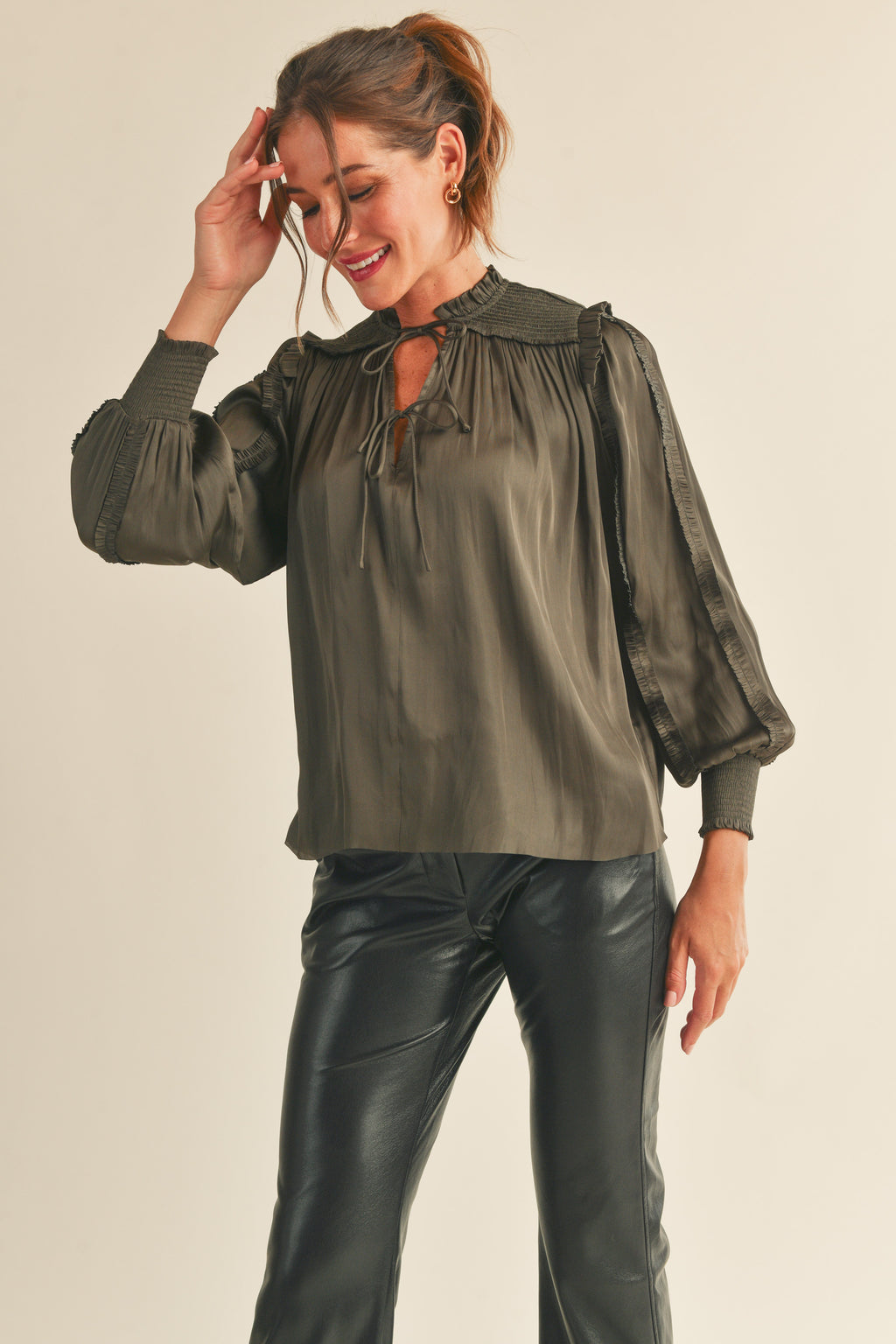 Karissa Ruffle Blouse