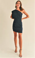 Luna One Sleeve Midi Dress