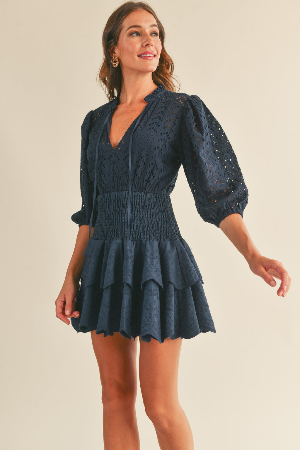 Sweet Autumn Smock Dress