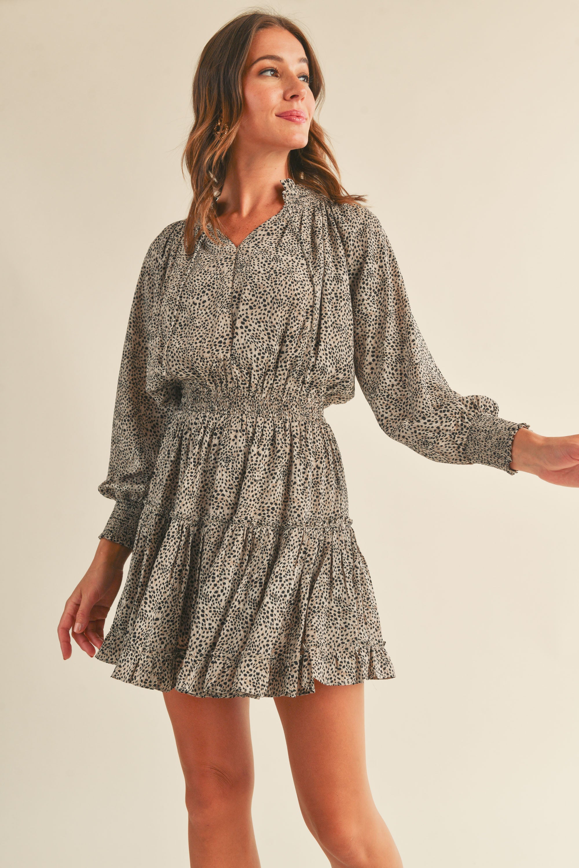 Randi Ruffle Mini Dress