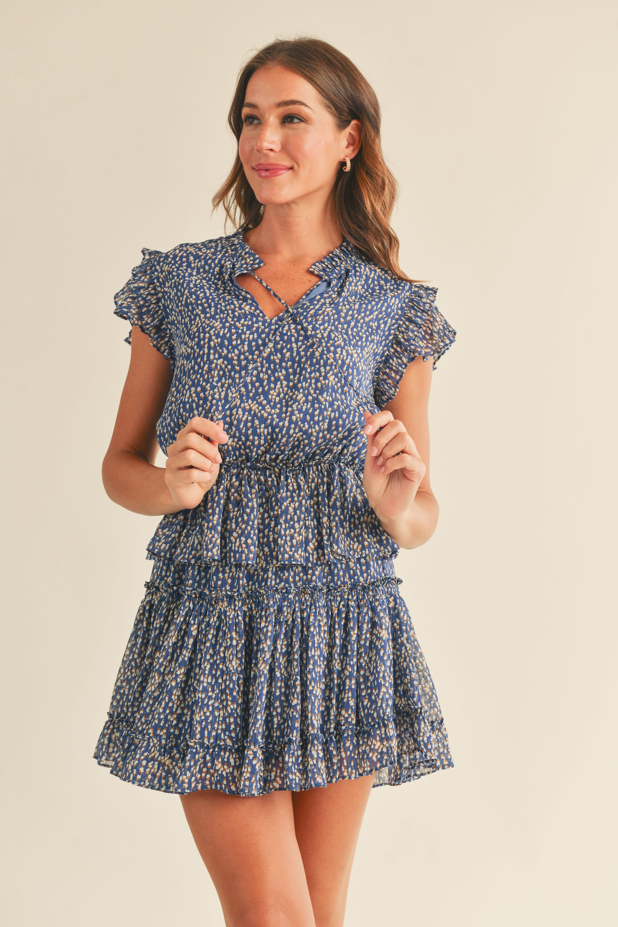 Penelope Short Sleeve Mini Dress