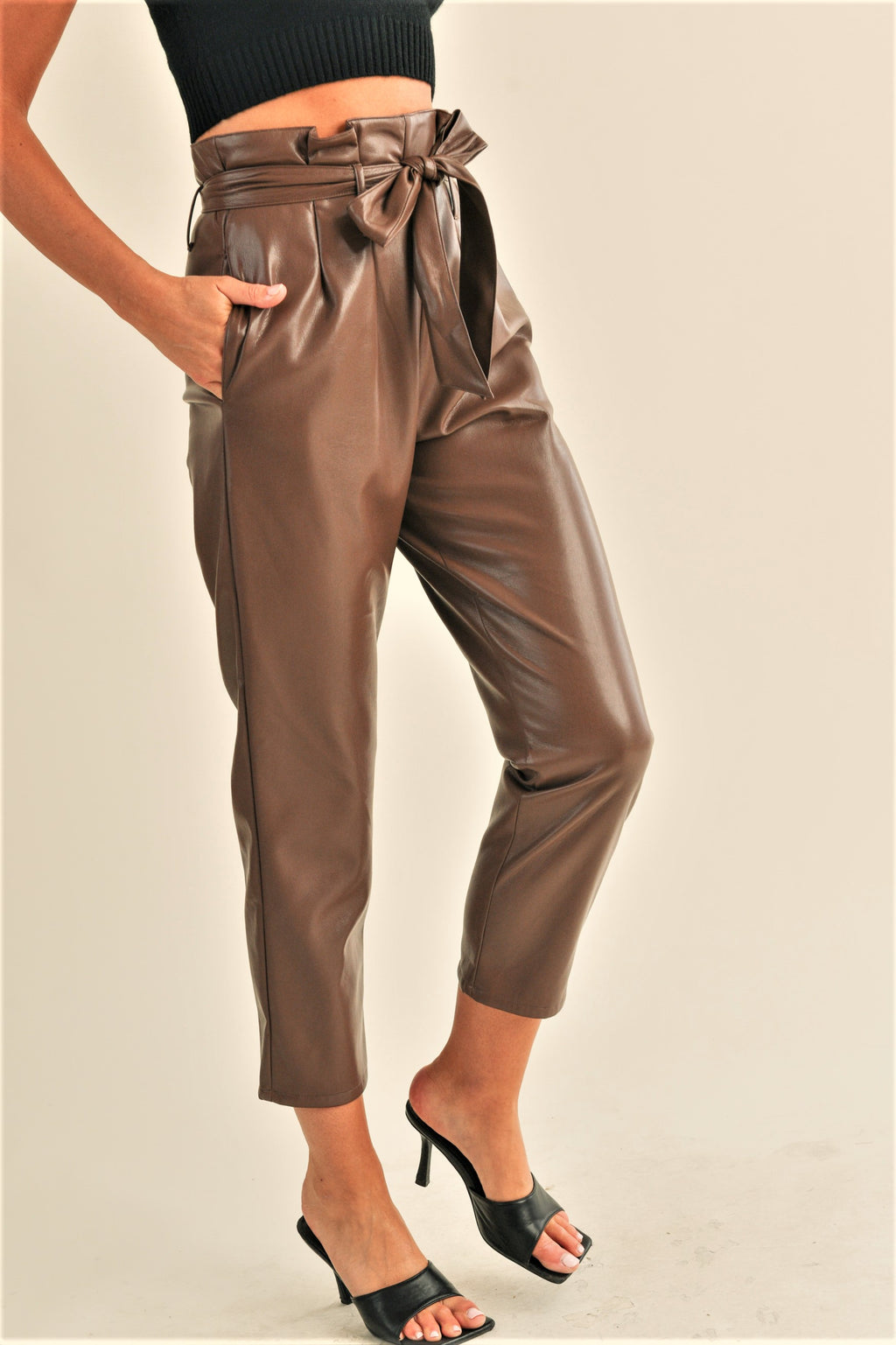 Melani Leather Pants
