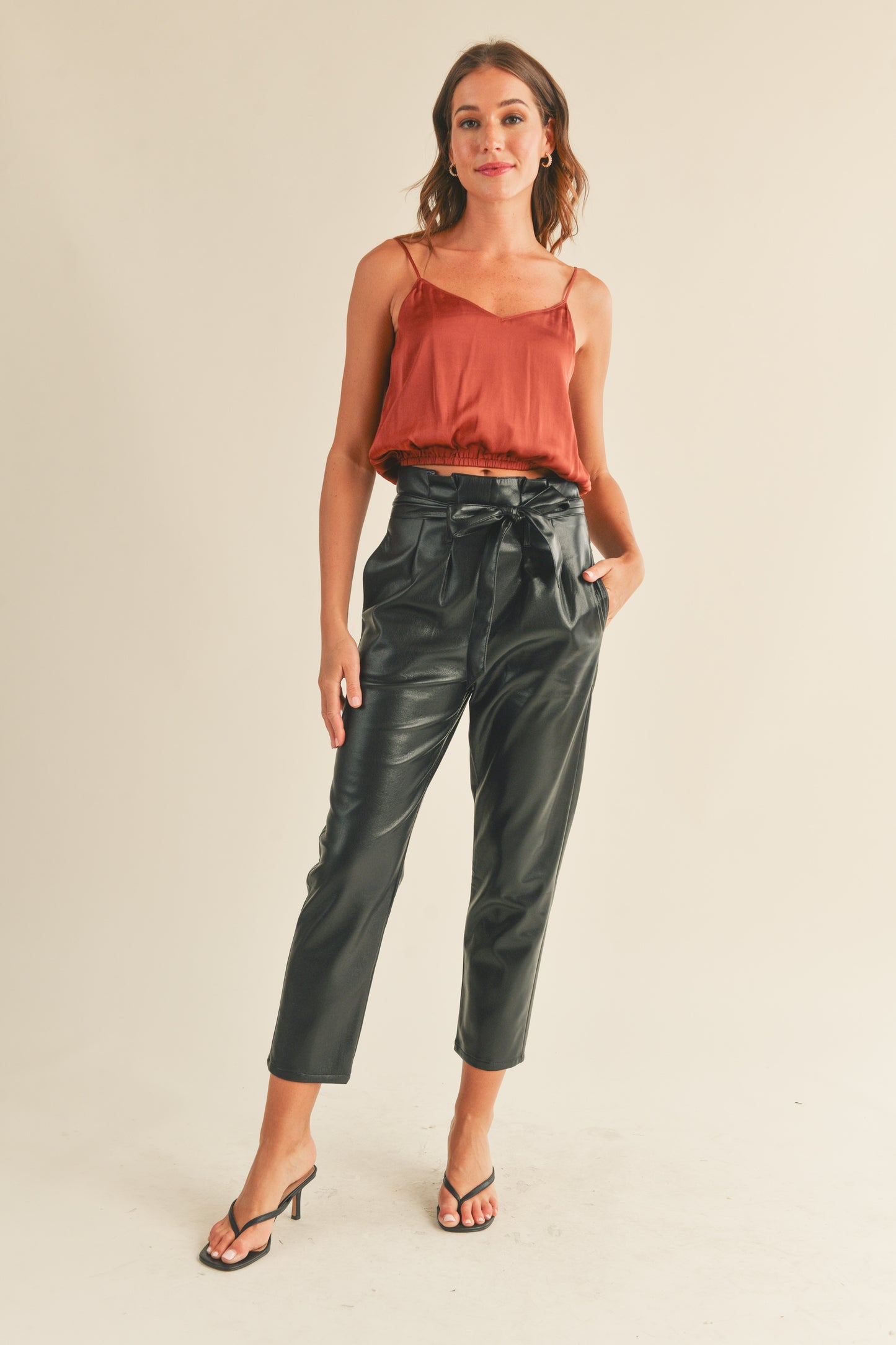 Melani Leather Pants