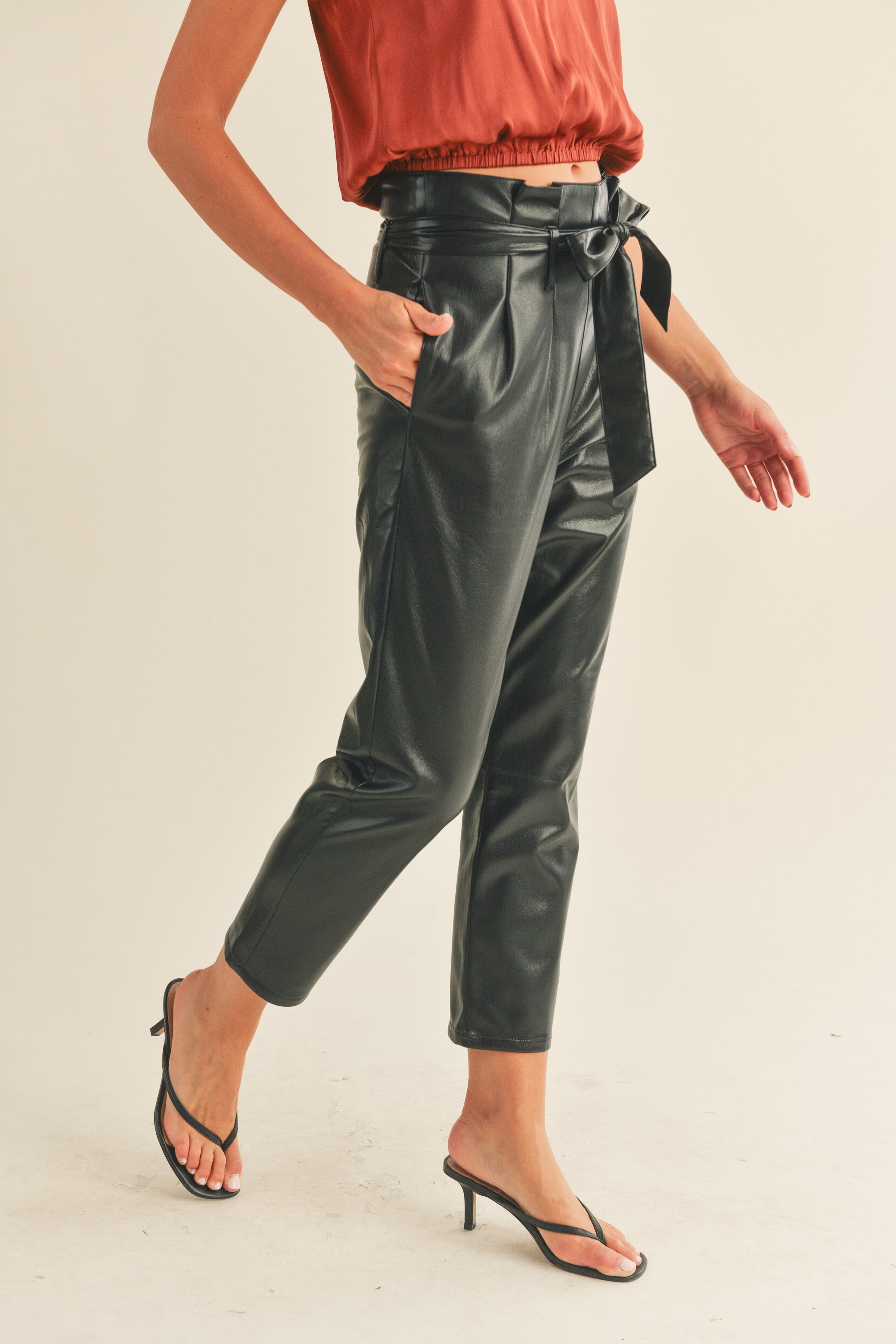Melani Leather Pants