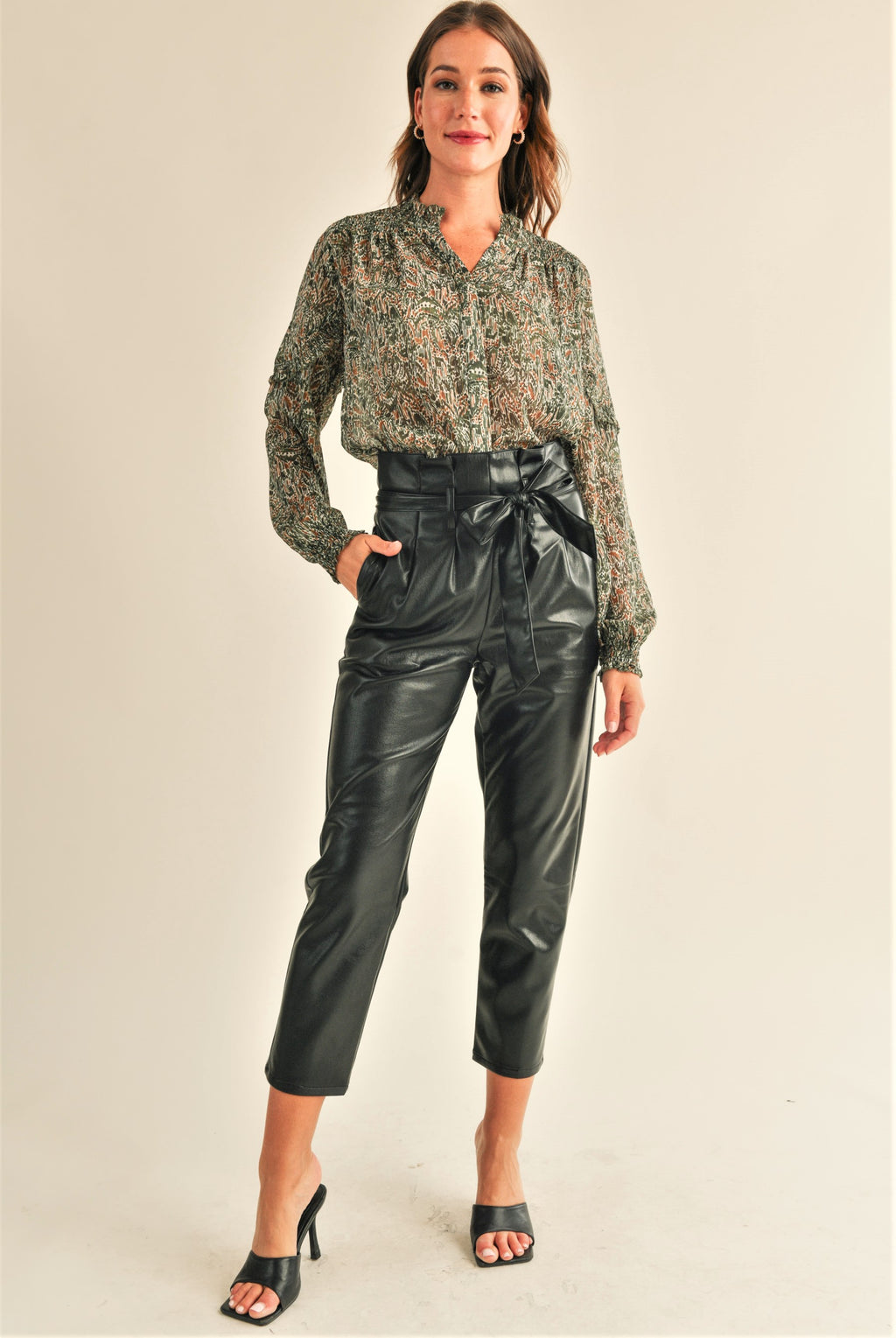 Melani Leather Pants