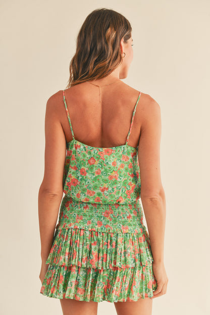 Shanae Smocked Skirt