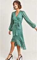 Wrap Midi Dress