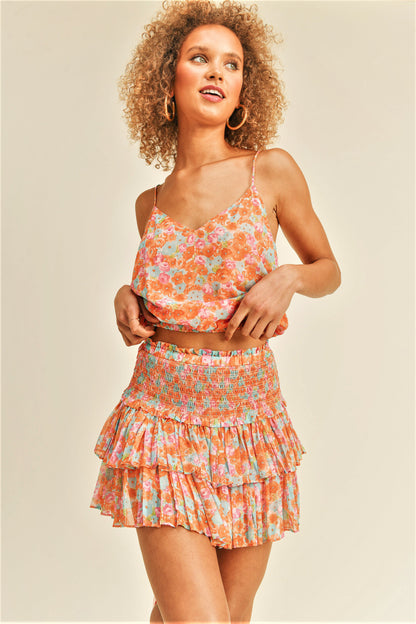 Shanae Smocked Skirt