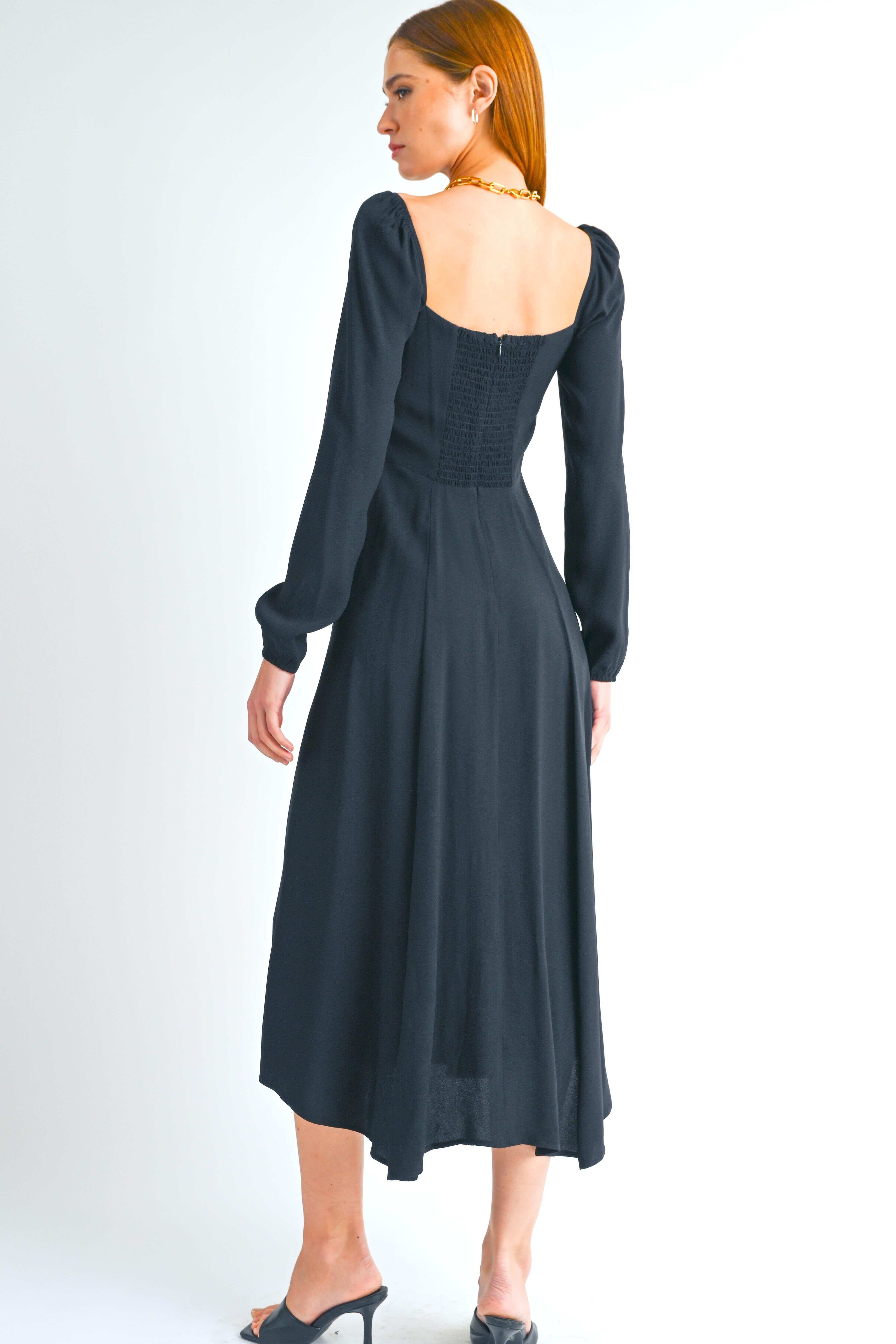 Kendall Long square neck dress