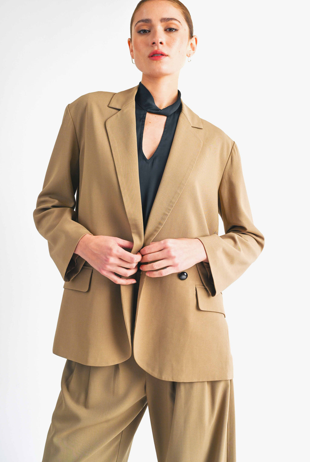 Lori Blazer and Pant Set