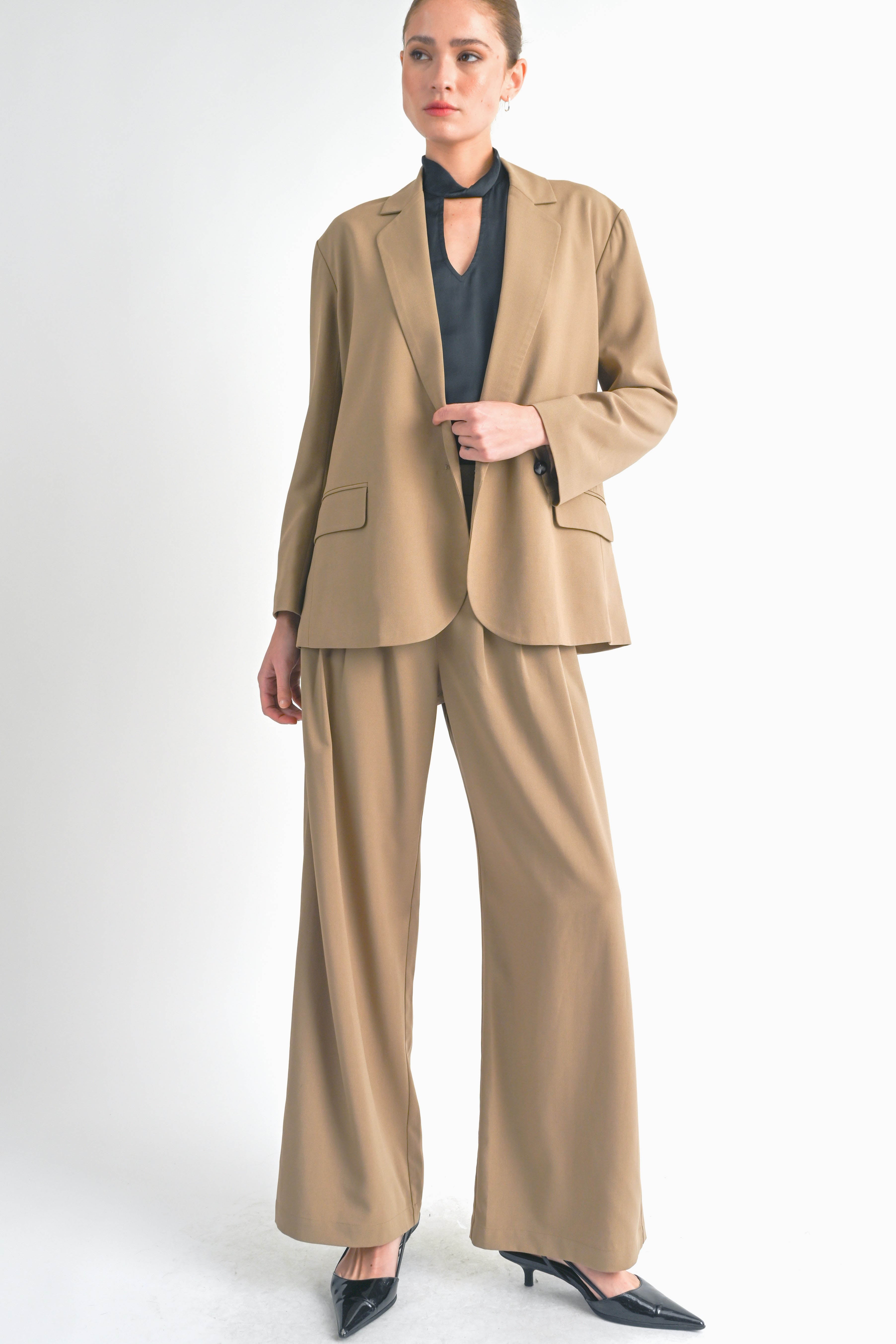 Lori Blazer and Pant Set