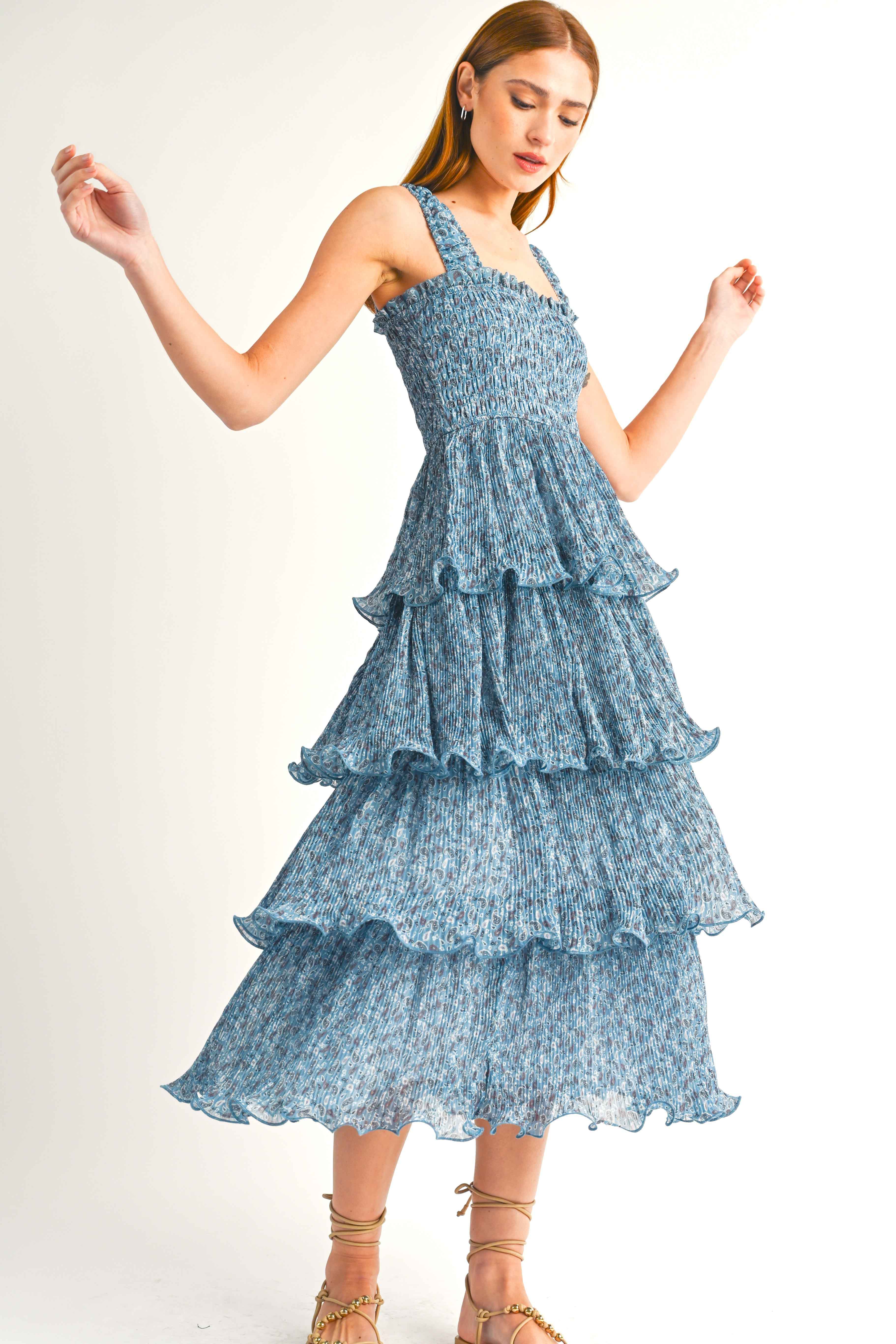 izzy ruffle maxi dress yovana on LTK