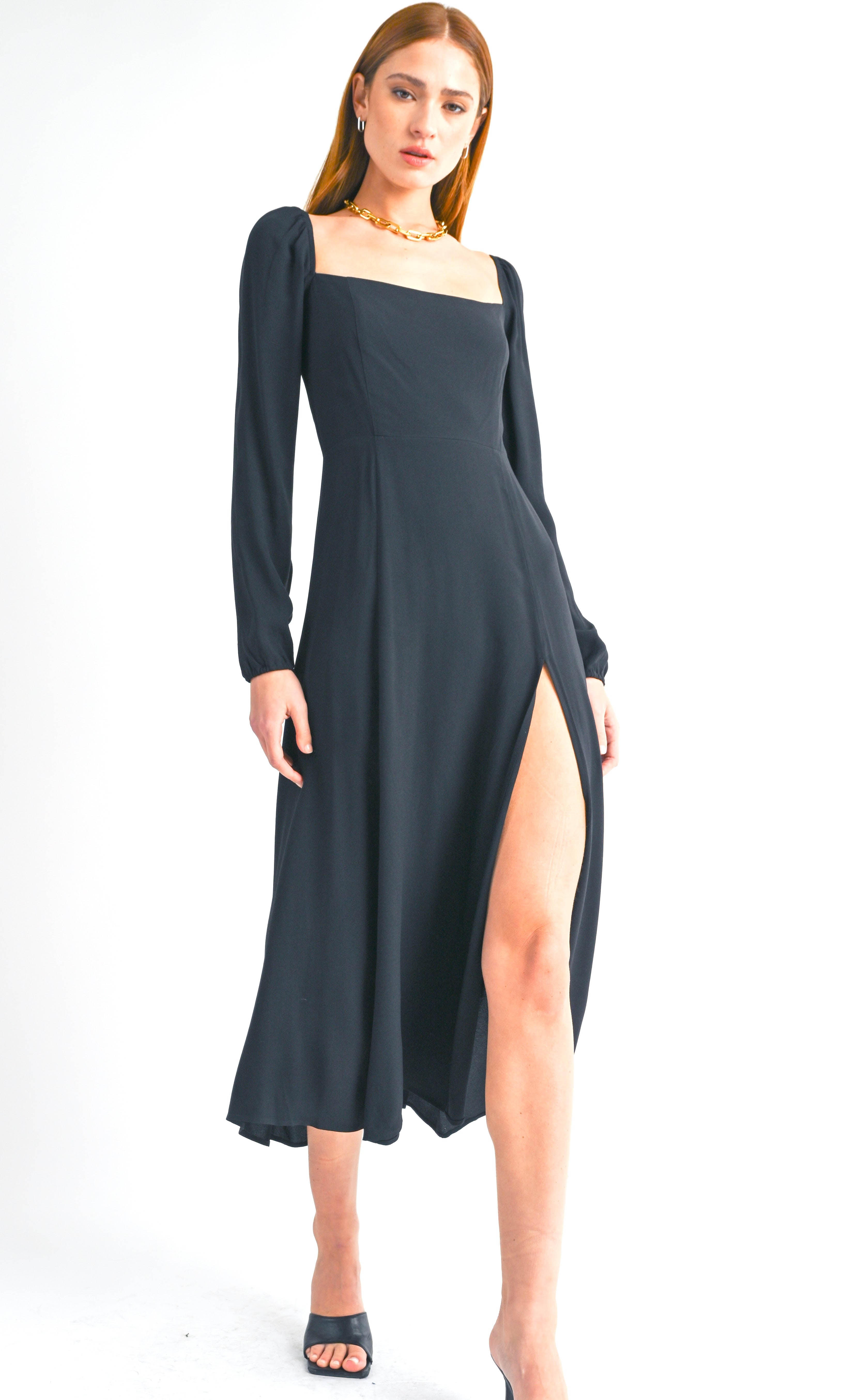 Kendall Long square neck dress