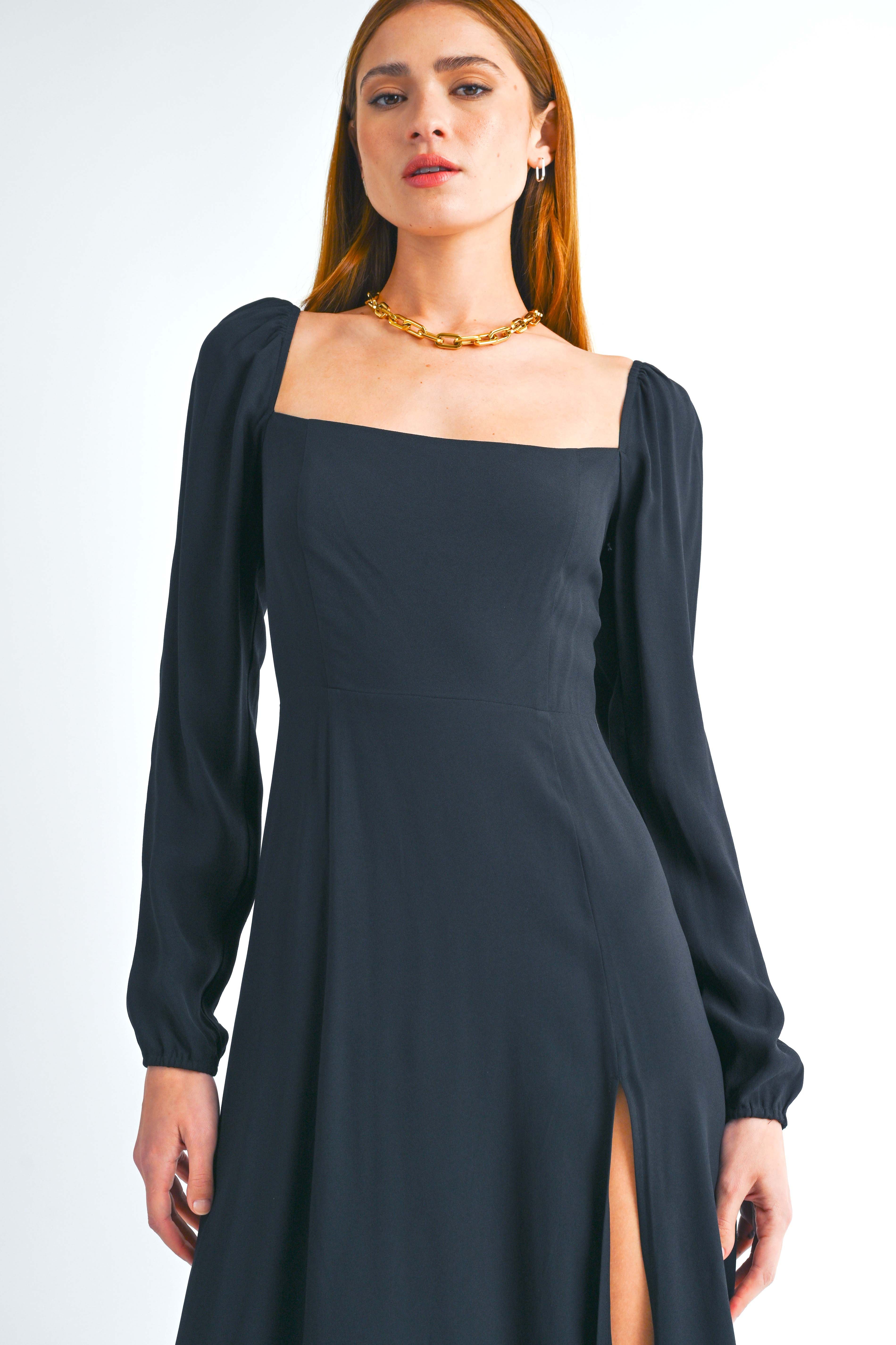 Kendall Long square neck dress