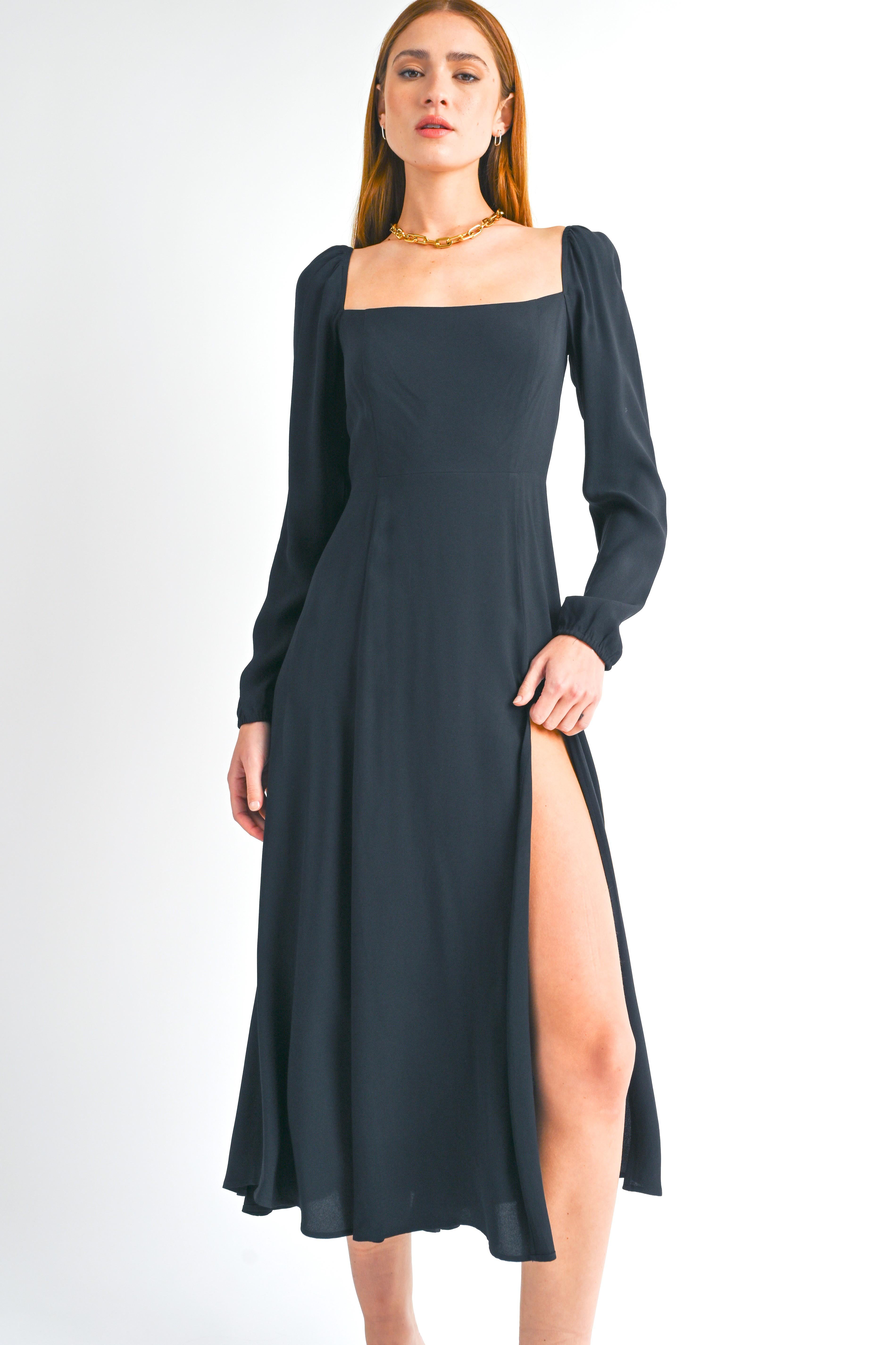 Kendall Long square neck dress