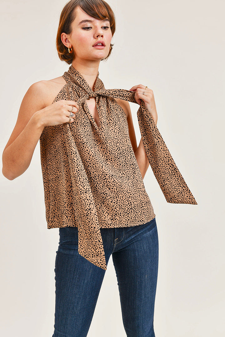 Animal Print Blouse