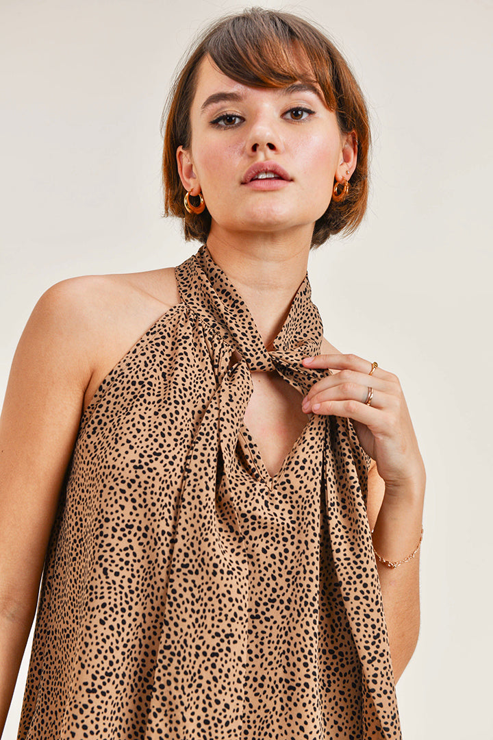 Animal Print Blouse