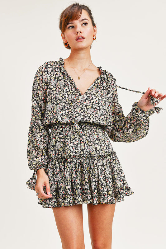 Floral Ruffle Dress