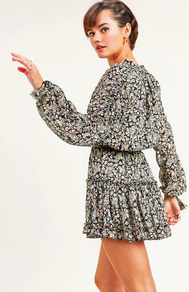 Floral Ruffle Dress