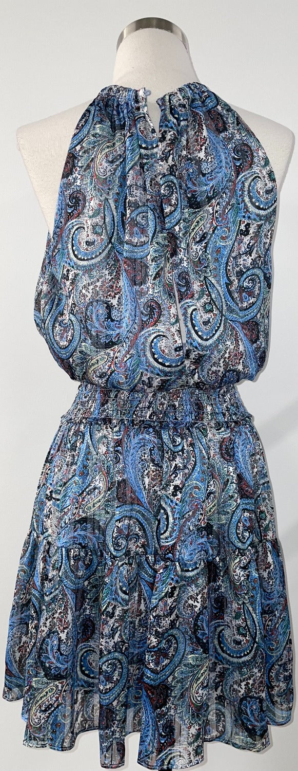 Halter Boat Neckline Dress