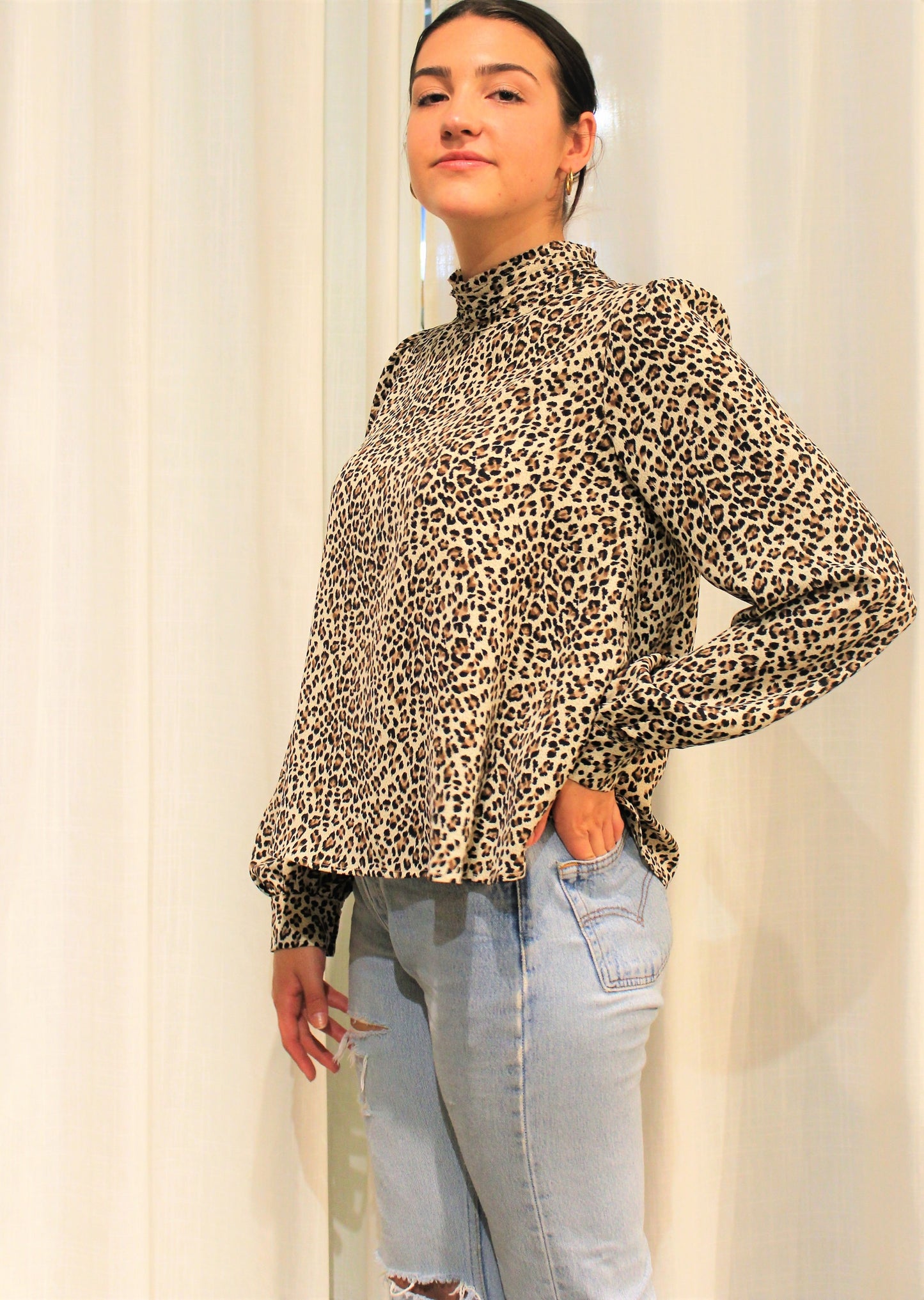 Leopard Blouse
