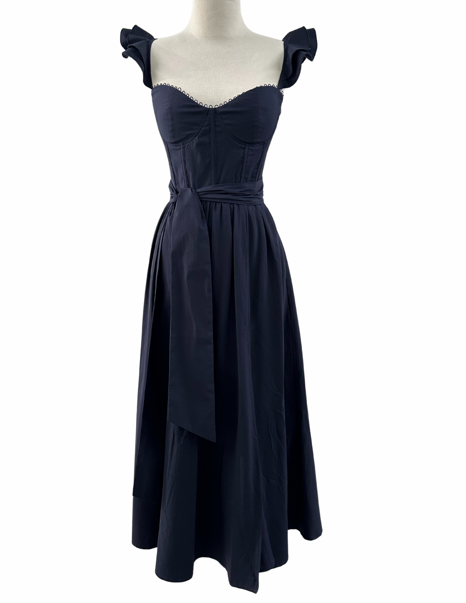 Amara Dress with Removable Straps and Waist Tie