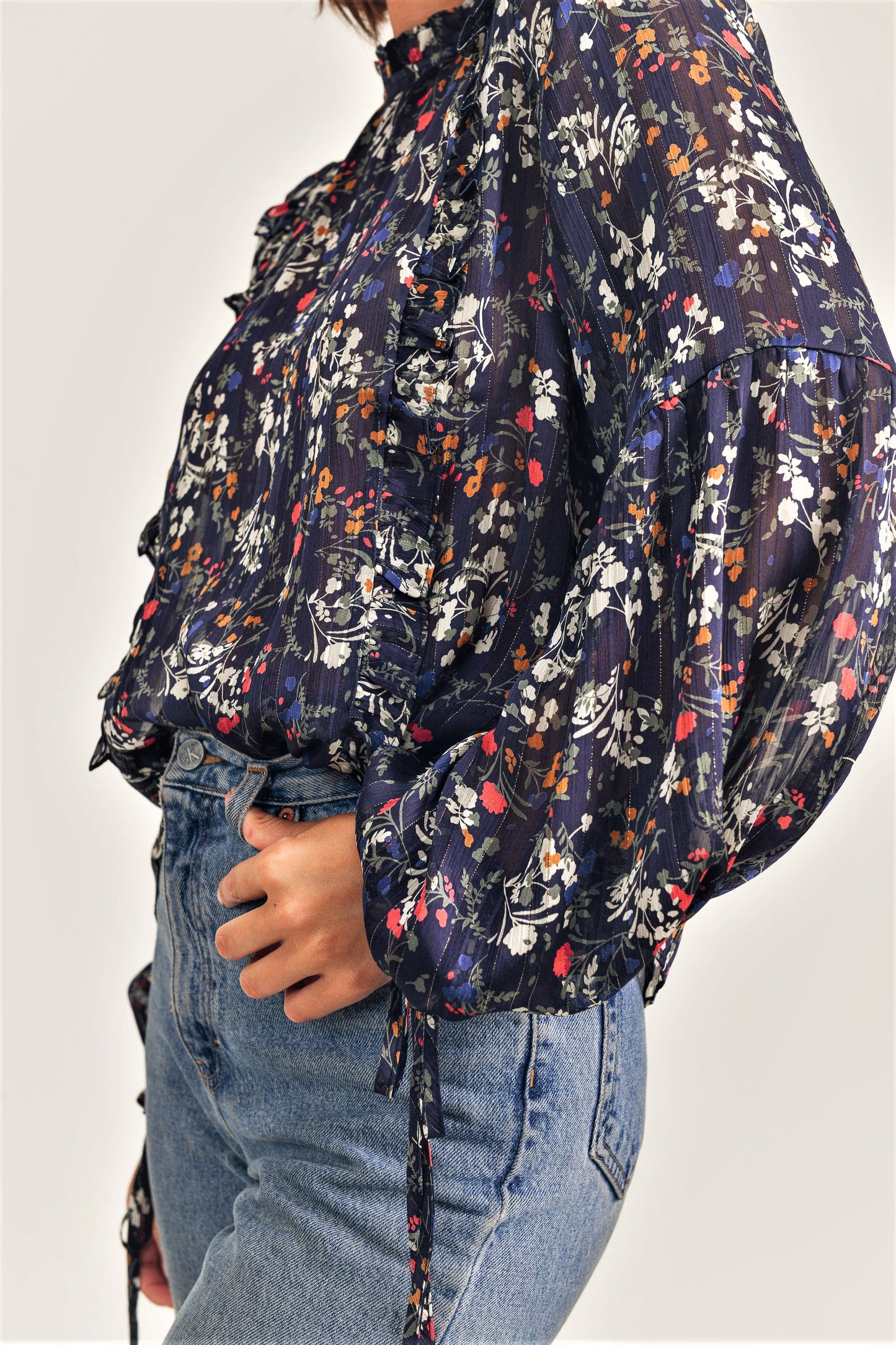 Lora Floral Puff Sleeve Top