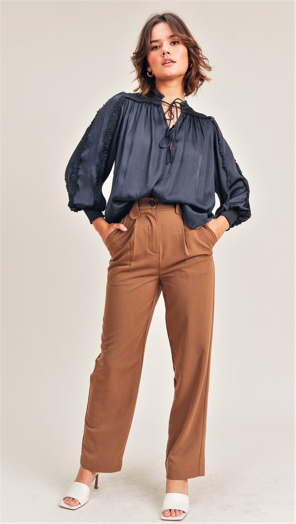 Karissa Ruffle Blouse