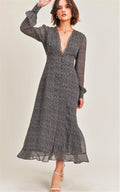 Olivia Long Button Up Dress