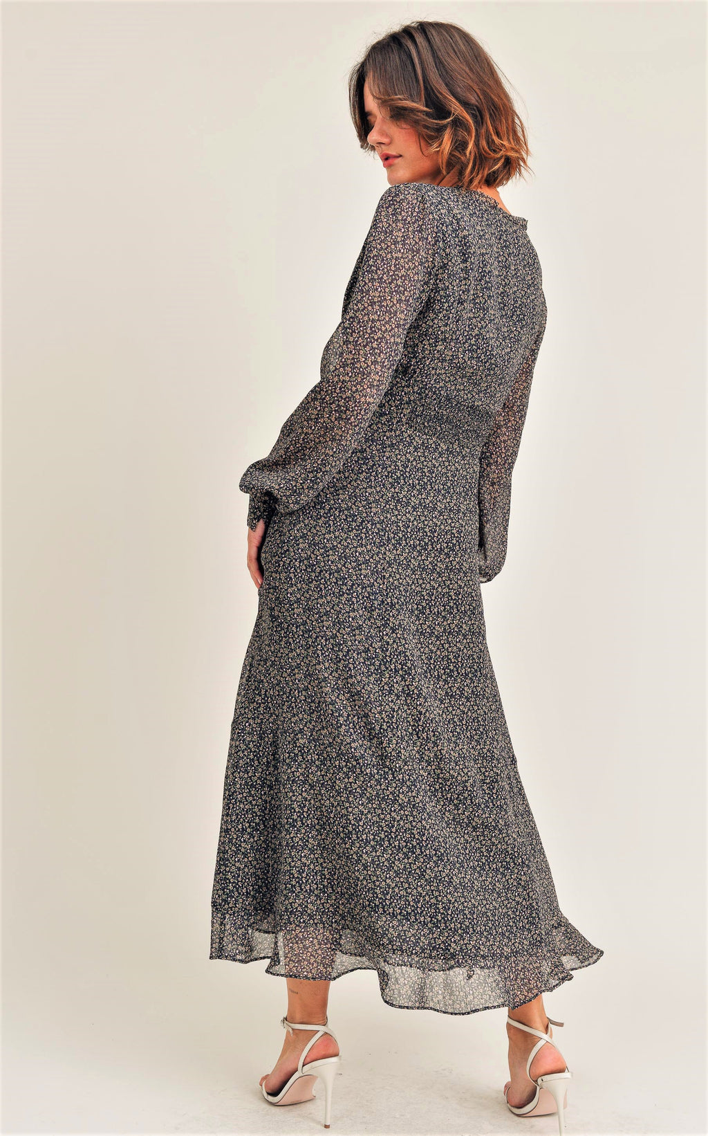 Olivia Long Button Up Dress