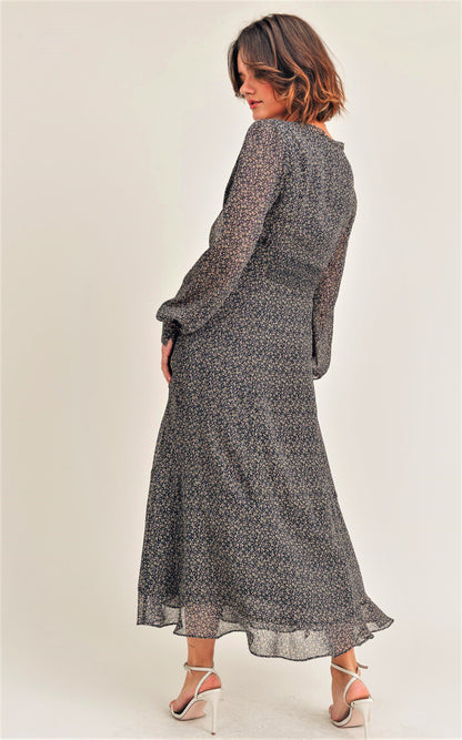 Olivia Long Button Up Dress