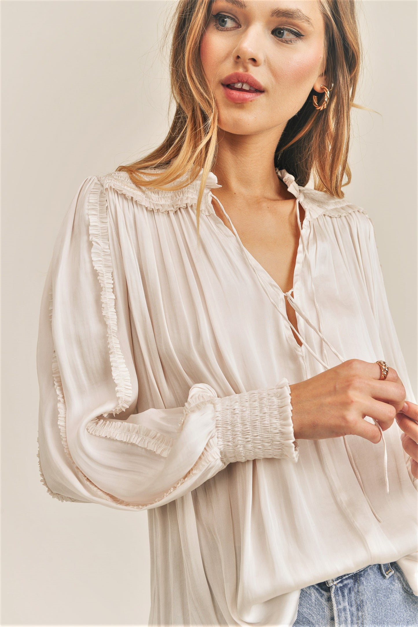 Karissa Ruffle Blouse