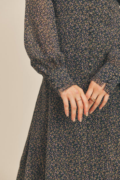 Olivia Long Button Up Dress