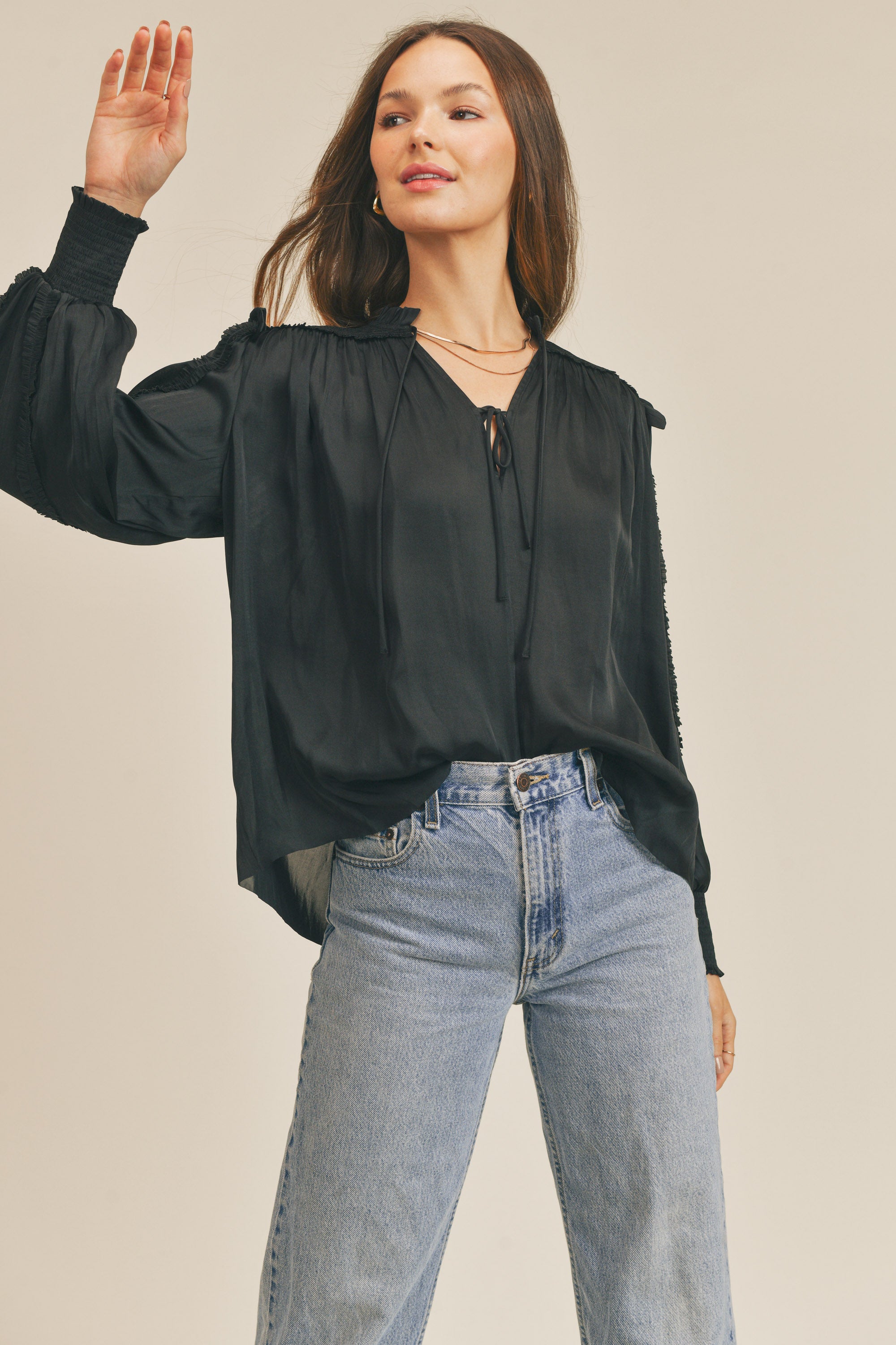 Karissa Ruffle Blouse